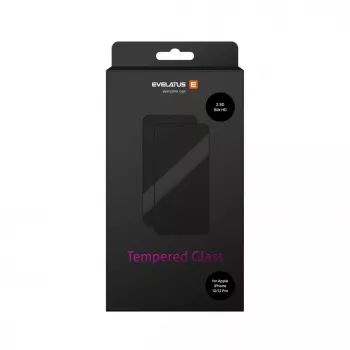 EVELATUS Apple iPhone 12 / 12 Pro 6.1 inch 2.5D Full Cover Japan Glue Tempered Glass Screen Protector Anti-Static