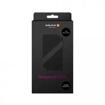 EVELATUS Matte 2.5D Silk Cover Tempered Glass Screen Protector for Apple iPhone 7 Plus/8 Plus, Anti-Static, Japan Glue