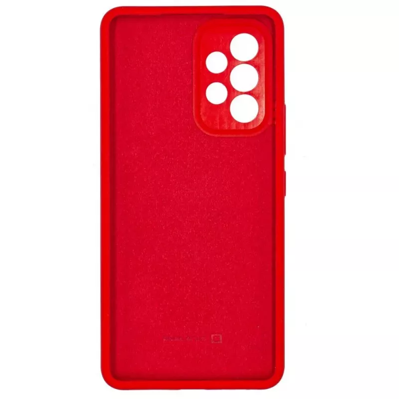 Evelatus Samsung Galaxy A73 5G Premium Soft Touch Silicone Case Chinese Red