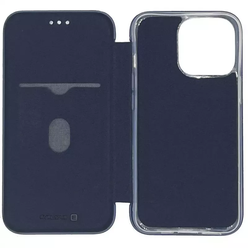 Evelatus Apple iPhone 13 Pro Book Case Dark Blue