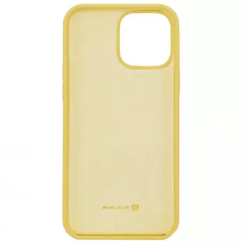 Evelatus Apple iPhone 12 Pro Max Premium Soft Touch Silicone Case Yellow