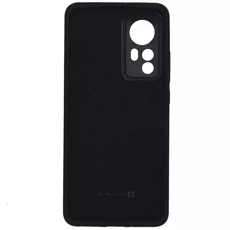 Evelatus Xiaomi 12 Pro Nano Silicone Case Soft Touch TPU Black