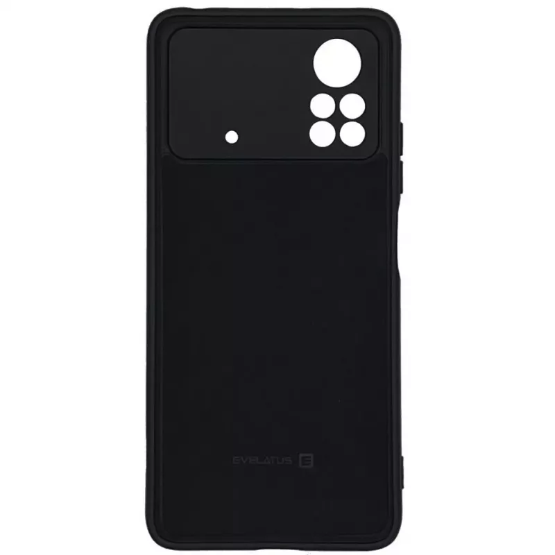 Evelatus Xiaomi Poco X4 Pro 5G Nano Silicone Case Soft Touch TPU Black