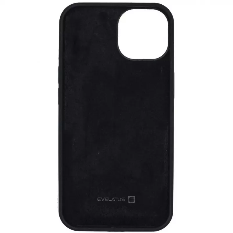 Evelatus Premium Soft Touch Silicone Case for Apple iPhone 14 6.1 - Black