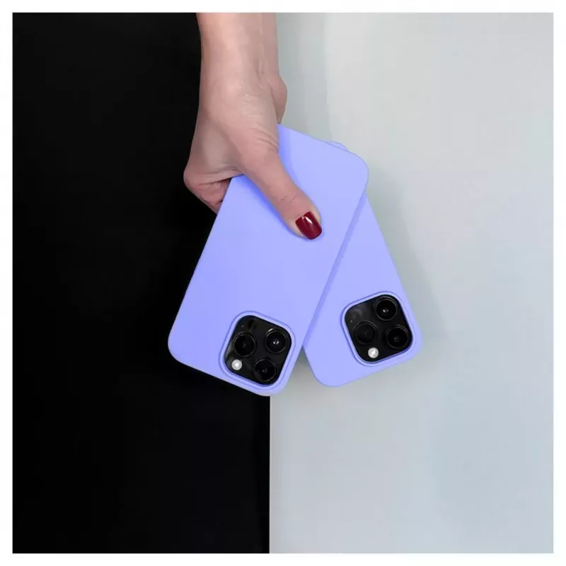 Evelatus Apple iPhone 14 Pro 6.1 Premium Soft Touch Silicone Case Light Purple