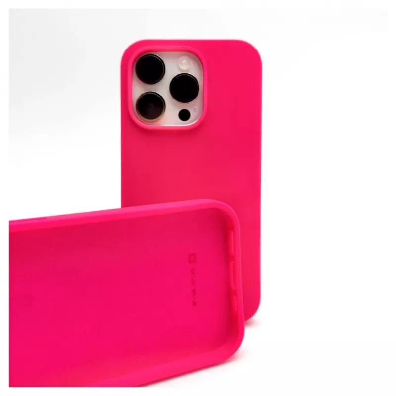 Evelatus Apple iPhone 14 Pro 6.1 Premium Soft Touch Silicone Case Rosy Red