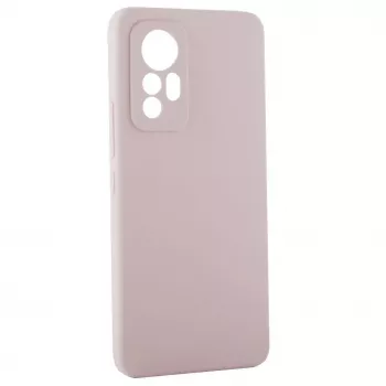 Evelatus Xiaomi 12 Lite Premium Soft Touch Silicone Case Sand Pink