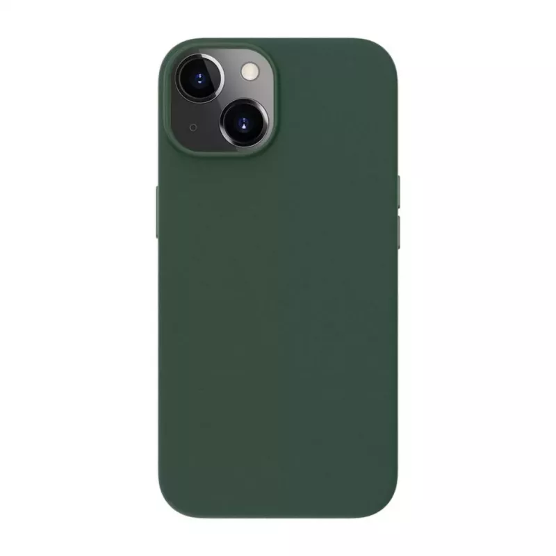 Evelatus Apple iPhone 14 Genuine Leather Case with MagSafe Dark Green