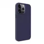 Evelatus Apple iPhone 14 Pro Max Genuine Leather Case with MagSafe Blue