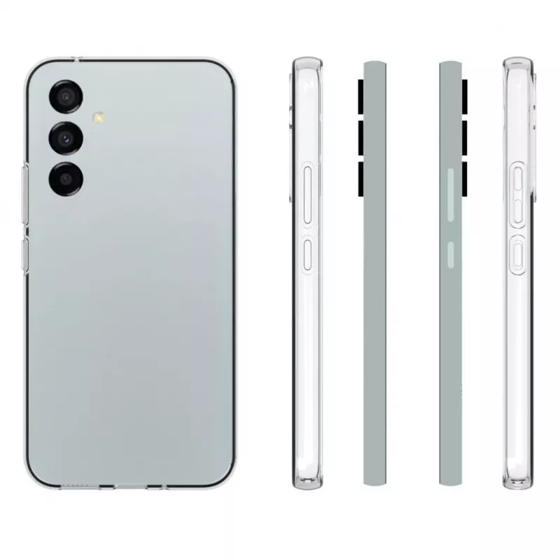 Evelatus Samsung Galaxy S23 Plus Clear Silicone Case 1.5mm TPU Transparent