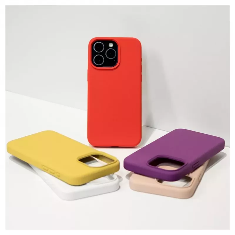 Evelatus Apple iPhone 14 Pro Max 6.7 Premium Soft Touch Silicone Red