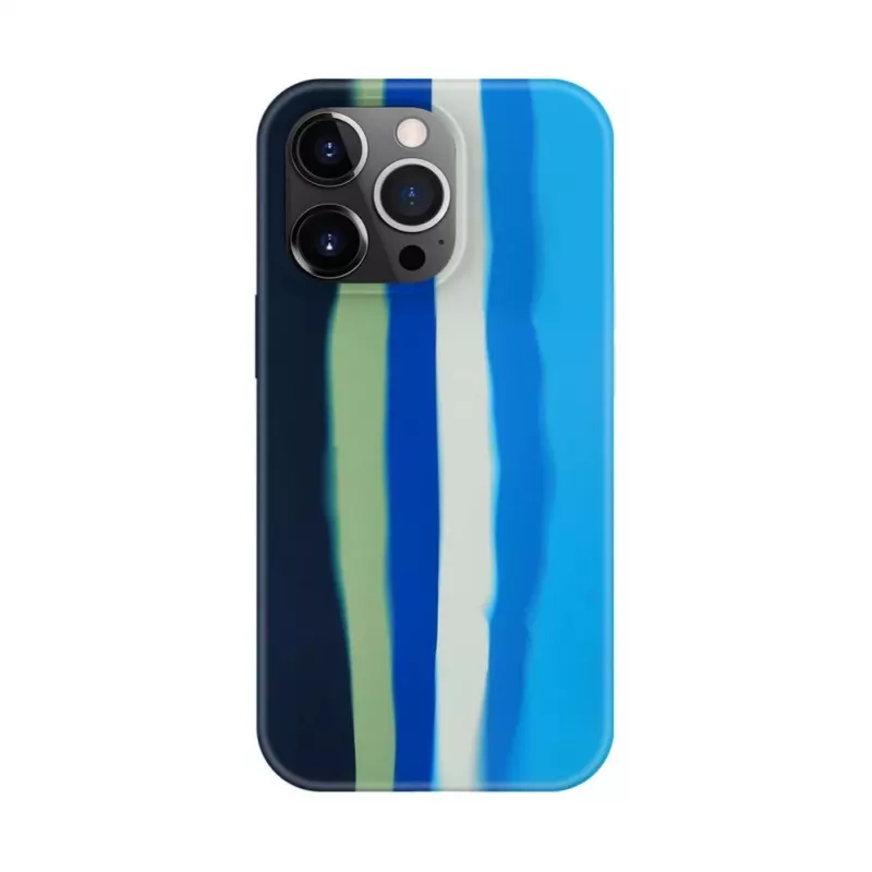 Evelatus Apple iPhone 13 Pro Silicone Case Multi-Colored Blue