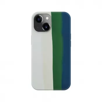 Evelatus Apple iPhone 14 Silicone Case Multi-Colored Green