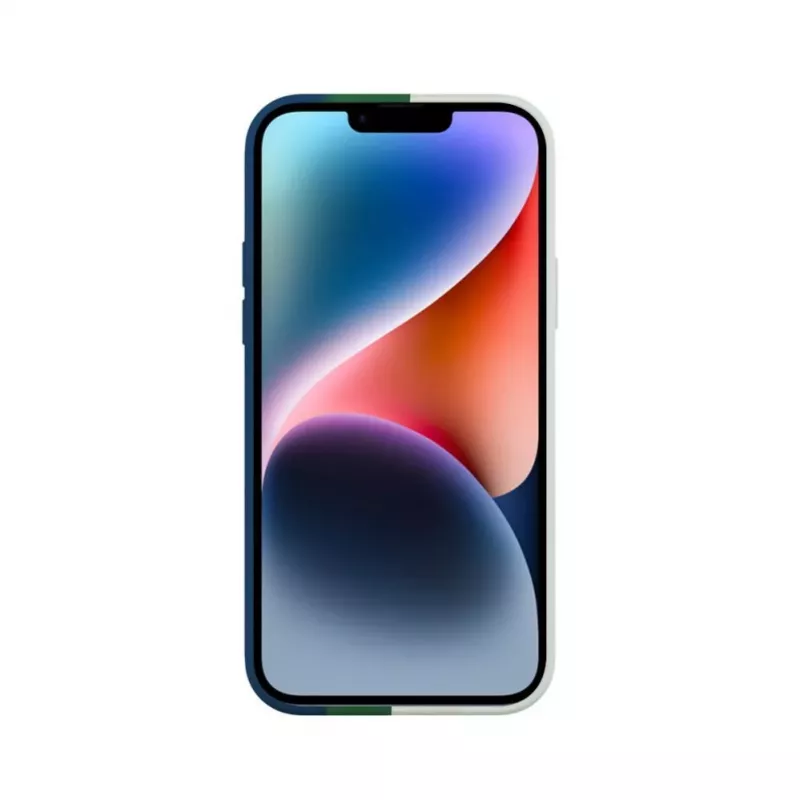 Evelatus Apple iPhone 14 Silicone Case Multi-Colored Green
