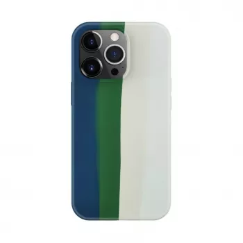 Evelatus Apple iPhone 14 Pro Silicone Case Multi-Colored Green