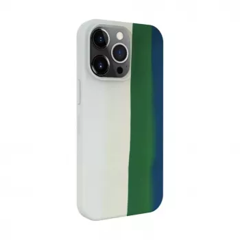 Evelatus Apple iPhone 14 Pro Silicone Case Multi-Colored Green