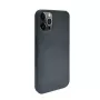 iLike Apple iPhone 12 / 12 Pro Silicone Plastic Case Eco Print Design Black