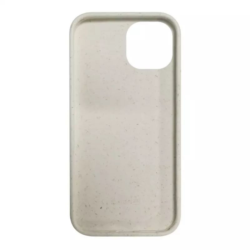 iLike Apple iPhone 13 Silicone Plastic Case Eco Print Design White