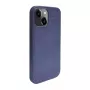 iLike Apple iPhone 13 Silicone Plastic Case Eco Print Design Blue