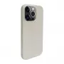 iLike Apple iPhone 13 Pro Silicone Plastic Case Eco Print Design White