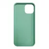 iLike Apple iPhone 14 Silicone Plastic Case Eco Print Design Flower Green