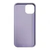 iLike Apple iPhone 14 Silicone Plastic Case Eco Print Design Flower Purple
