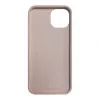 iLike Apple iPhone 14 Silicone Plastic Case Eco Print Design Beige