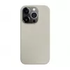 iLike Apple iPhone 14 Pro Max Silicone Plastic Case Eco Print Design White