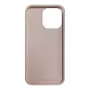 iLike Apple iPhone 14 Pro Max Silicone Plastic Case Eco Print Design Beige