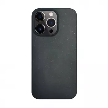 ILIKE Apple iPhone 14 Pro Silicone Plastic Case Eco Print Design Black