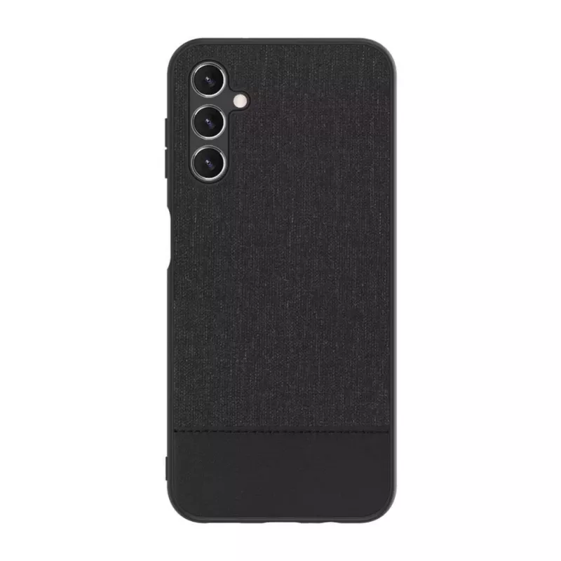 iLike Samsung Galaxy A14 5G Plastic Leather Back Cover Black