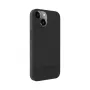 iLike Apple iPhone 14 Plastic Leather Back Cover Black