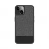 iLike Apple iPhone 14 Plastic Leather Back Cover Gray