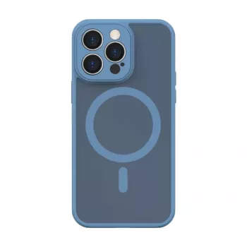 Evelatus Apple iPhone 13 Pro Hybrid Case with MagSafe and Camera Protection PC+TPU Light Blue