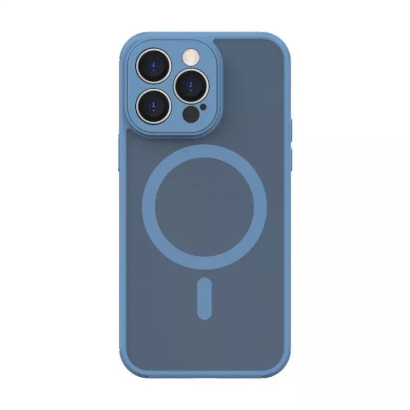 Evelatus Apple iPhone 13 Pro Hybrid Case with MagSafe and Camera Protection PC+TPU Light Blue