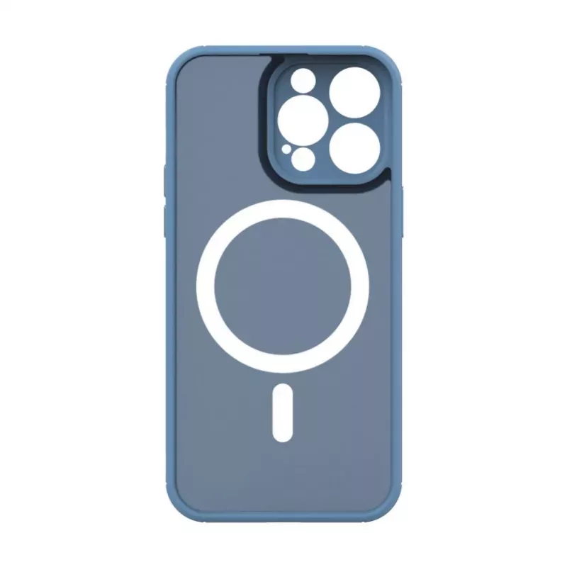 Evelatus Apple iPhone 13 Pro Hybrid Case with MagSafe and Camera Protection PC+TPU Light Blue