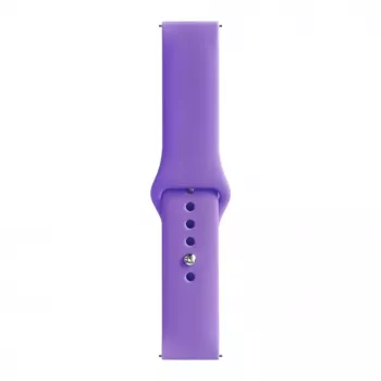 Evelatus 20mm Silicone Loop Watch Strap (S/M 110mm) Deep Purple