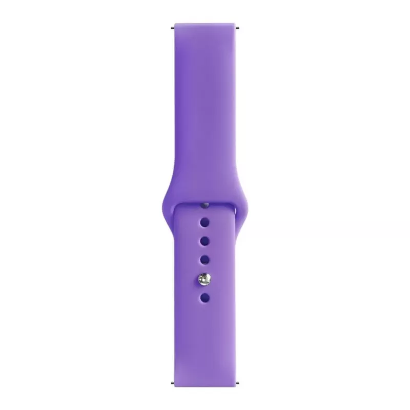 Evelatus 20mm Silicone Loop Watch Strap (S/M 110mm) Deep Purple
