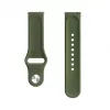 Evelatus 20mm Silicone Loop Watch Strap (S/M 110mm) Olive