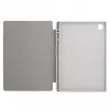 Evelatus Galaxy Tab A8 10.5 (2021) Book Cover with Imitate Microfiber Interior Silver