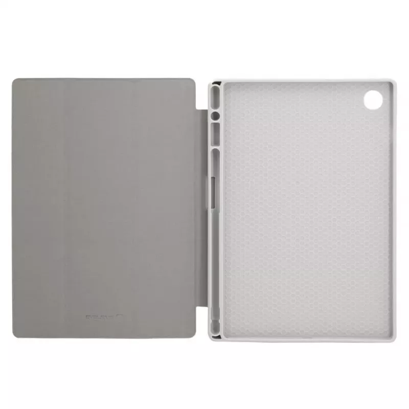 Evelatus Galaxy Tab A8 10.5 (2021) Book Cover with Imitate Microfiber Interior Silver