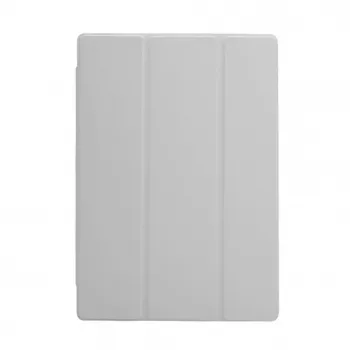 Evelatus Galaxy Tab A8 10.5 (2021) Book Cover with Imitate Microfiber Interior Silver