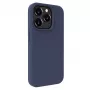 Evelatus Apple iPhone 15 Pro Premium Soft Touch Silicone Case Midnight Blue