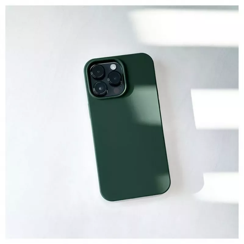 Evelatus Apple iPhone 15 Pro Premium Soft Touch Silicone Case Dark Olive