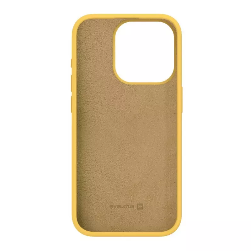 Evelatus Apple iPhone 15 Pro Premium Soft Touch Silicone Case Gold