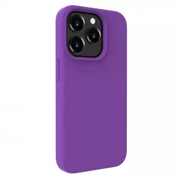 Evelatus Apple iPhone 15 Pro Max Premium Soft Touch Silicone Case Deep Purple