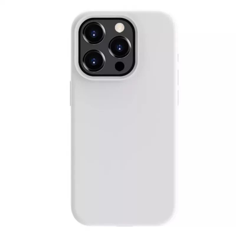 Evelatus Apple iPhone 15 Pro Max Premium Soft Touch Silicone Case White
