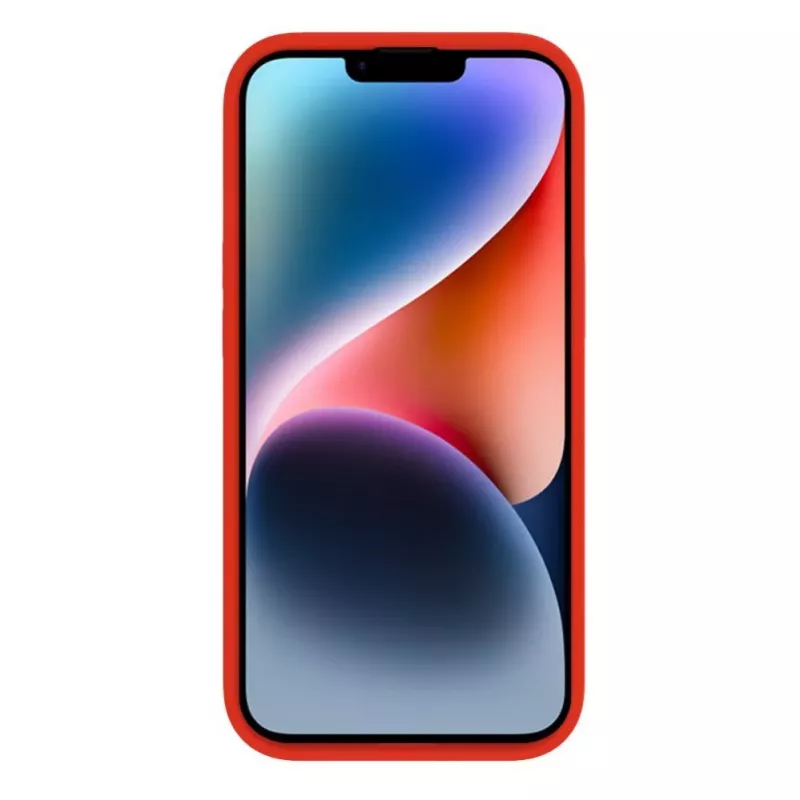 Evelatus Apple iPhone 15 Premium MagSafe Soft Touch Silicone Case Red