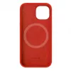 Evelatus Apple iPhone 15 Premium MagSafe Soft Touch Silicone Case Red