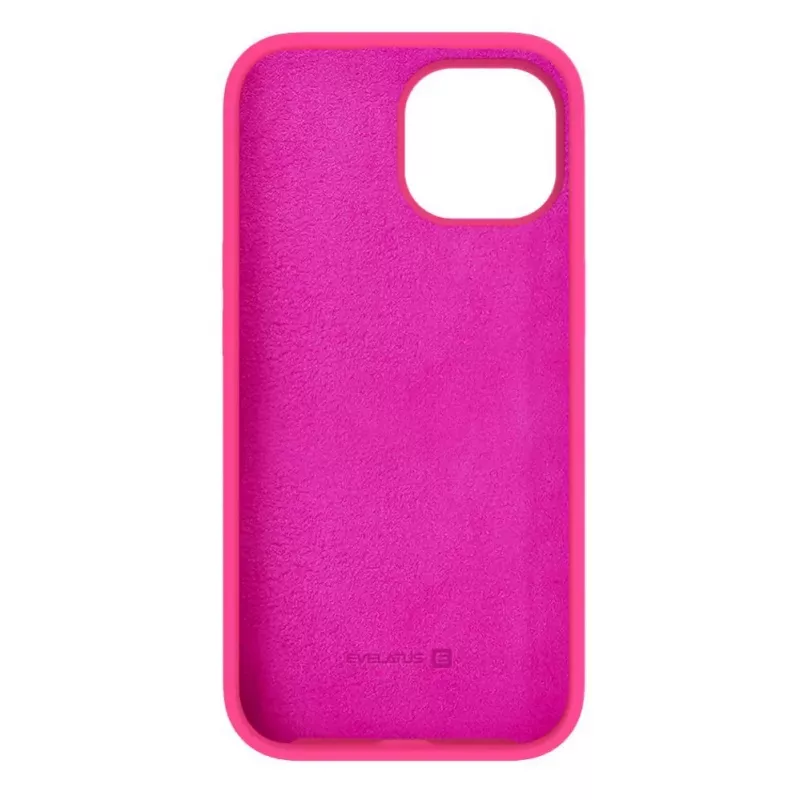 Evelatus Apple iPhone 15 Plus Premium Magsafe Soft Touch Silicone Case Pink